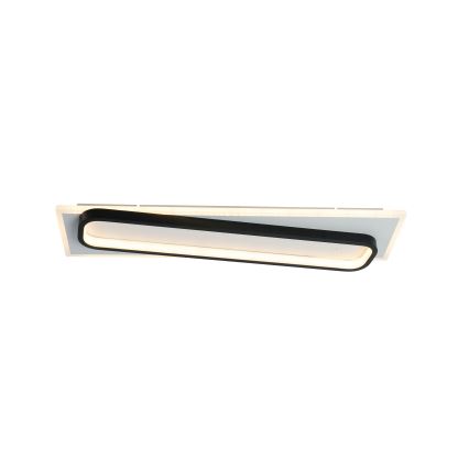 Brilagi - Plafonieră LED dimabilă OUTLINE LED/52W/230V 3000-6000K 15x60 cm alb/negru + telecomandă