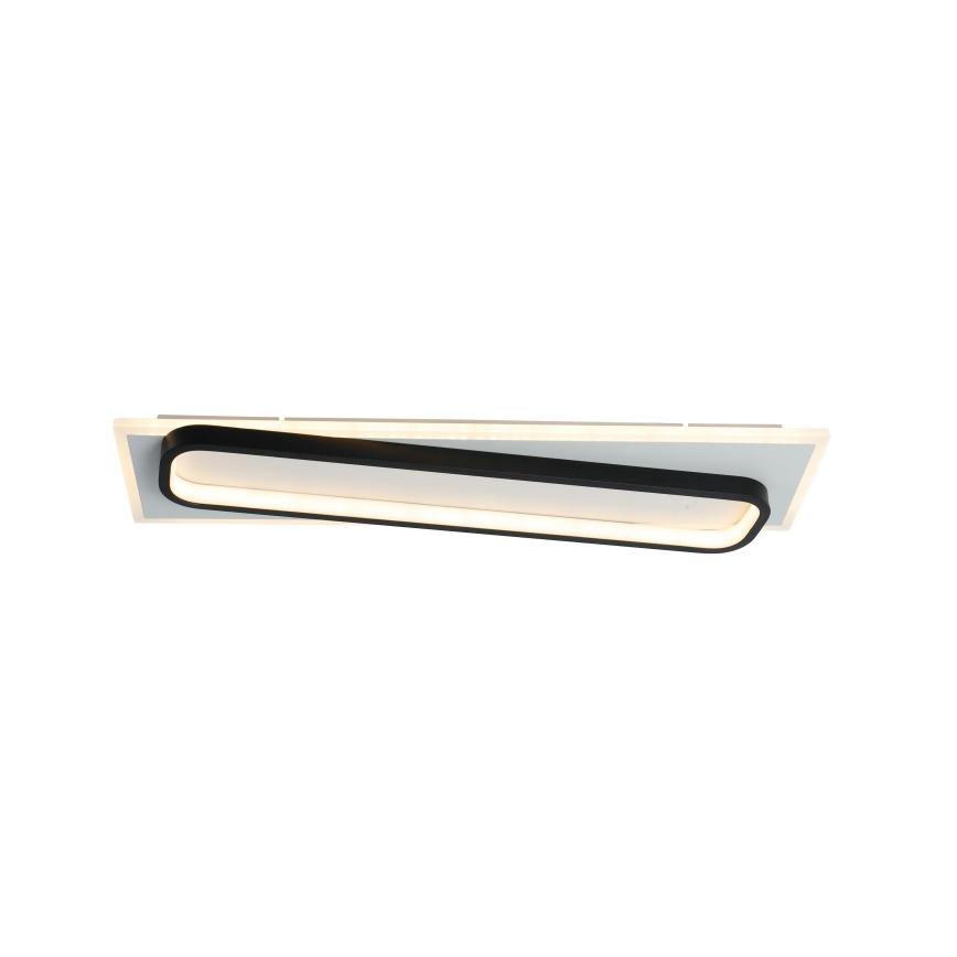 Brilagi - Plafonieră LED dimabilă OUTLINE LED/52W/230V 3000-6000K 15x60 cm alb/negru + telecomandă