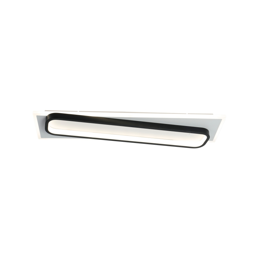 Brilagi - Plafonieră LED dimabilă OUTLINE LED/52W/230V 3000-6000K 15x60 cm alb/negru + telecomandă