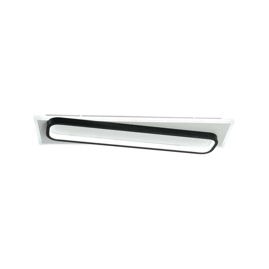 Brilagi - Plafonieră LED dimabilă OUTLINE LED/52W/230V 3000-6000K 15x60 cm alb/negru + telecomandă