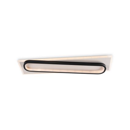 Brilagi - Plafonieră LED dimabilă OUTLINE LED/52W/230V 3000-6000K 15x60 cm alb/negru + telecomandă