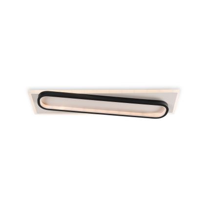 Brilagi - Plafonieră LED dimabilă OUTLINE LED/52W/230V 3000-6000K 15x60 cm alb/negru + telecomandă