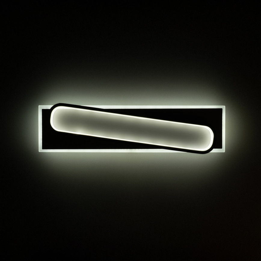 Brilagi - Plafonieră LED dimabilă OUTLINE LED/52W/230V 3000-6000K 15x60 cm alb/negru + telecomandă