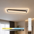 BRILAGI - Plafonieră LED dimabilă OUTLINE LED/52W/230V 3000-6000K 15x60 cm alb/negru + telecomandă