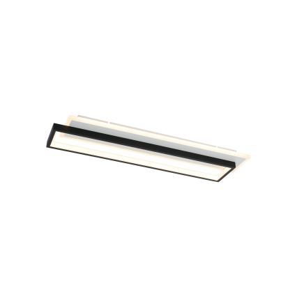 Brilagi - Plafonieră LED dimabilă OUTLINE LED/66W/230V 3000-6000K 15x60 cm alb/negru + telecomandă