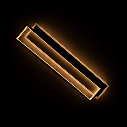 BRILAGI - Plafonieră LED dimabilă OUTLINE LED/66W/230V 3000-6000K 15x60 cm alb/negru + telecomandă