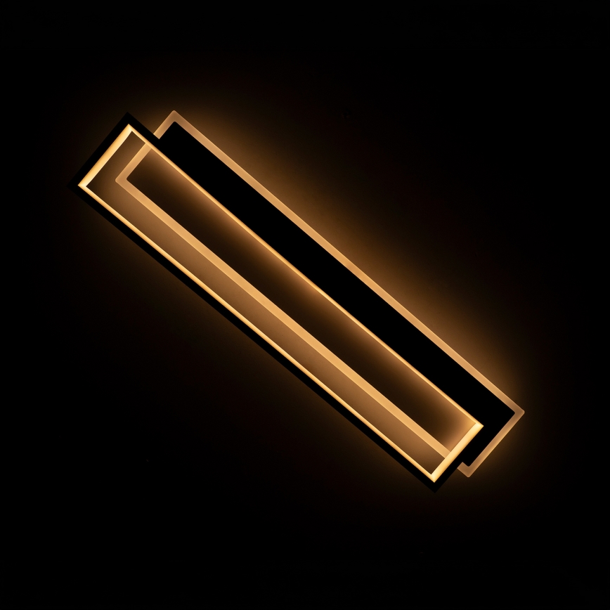 BRILAGI - Plafonieră LED dimabilă OUTLINE LED/66W/230V 3000-6000K 15x60 cm alb/negru + telecomandă