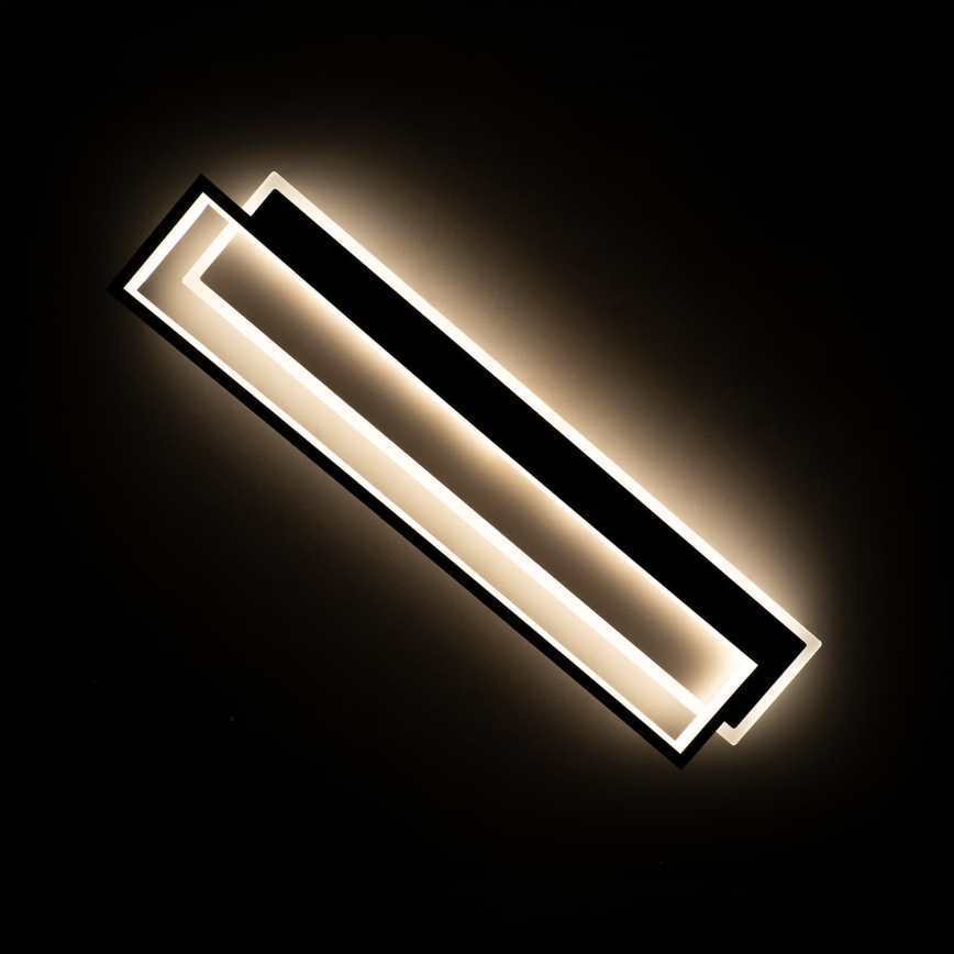 BRILAGI - Plafonieră LED dimabilă OUTLINE LED/66W/230V 3000-6000K 15x60 cm alb/negru + telecomandă