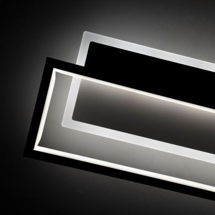 BRILAGI - Plafonieră LED dimabilă OUTLINE LED/66W/230V 3000-6000K 15x60 cm alb/negru + telecomandă