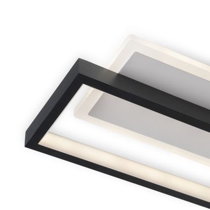 BRILAGI - Plafonieră LED dimabilă OUTLINE LED/66W/230V 3000-6000K 15x60 cm alb/negru + telecomandă