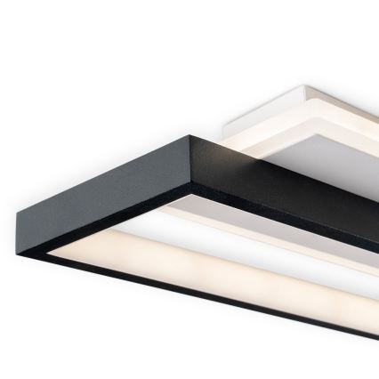 BRILAGI - Plafonieră LED dimabilă OUTLINE LED/66W/230V 3000-6000K 15x60 cm alb/negru + telecomandă