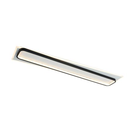 Brilagi - Plafonieră LED dimabilă OUTLINE LED/90W/230V 3000-6000K 18x100 cm alb/negru + telecomandă