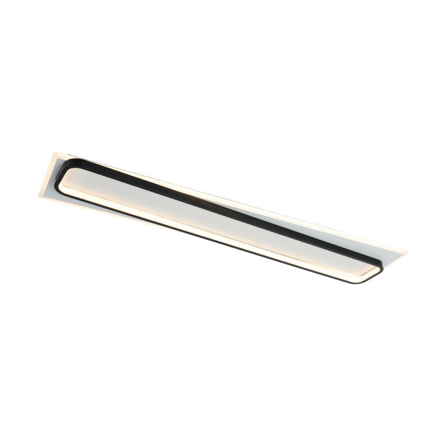Brilagi - Plafonieră LED dimabilă OUTLINE LED/90W/230V 3000-6000K 18x100 cm alb/negru + telecomandă