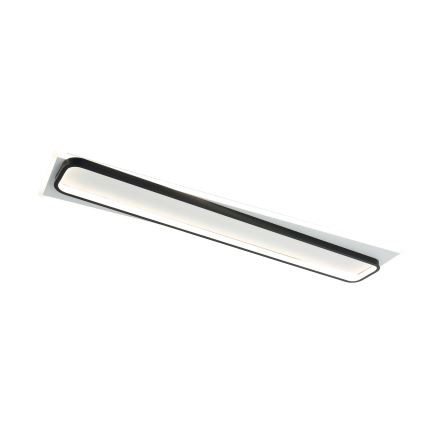 Brilagi - Plafonieră LED dimabilă OUTLINE LED/90W/230V 3000-6000K 18x100 cm alb/negru + telecomandă