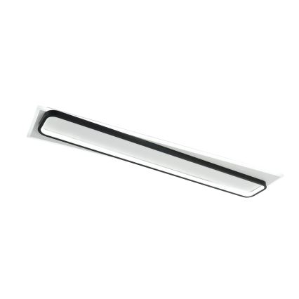 Brilagi - Plafonieră LED dimabilă OUTLINE LED/90W/230V 3000-6000K 18x100 cm alb/negru + telecomandă