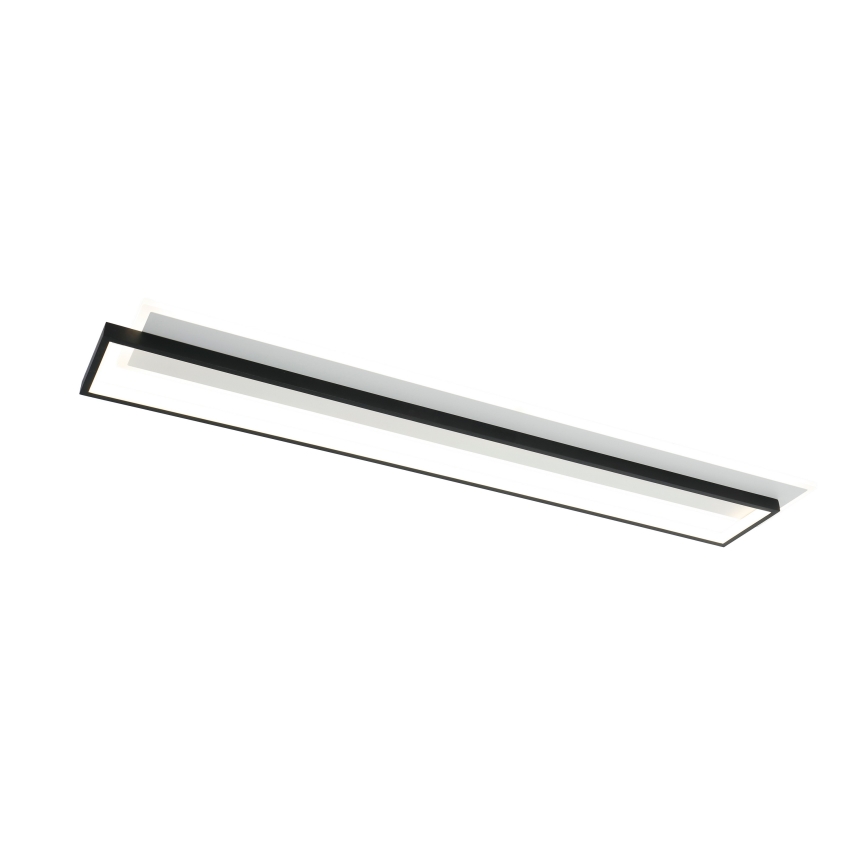 Brilagi - Plafonieră LED reglabilă OUTLINE LED/90W/230V 3000-6000K 18x100 cm alb/negru + telecomandă