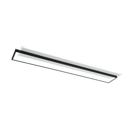 Brilagi - Plafonieră LED reglabilă OUTLINE LED/90W/230V 3000-6000K 18x100 cm alb/negru + telecomandă