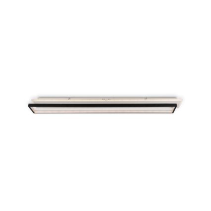 Brilagi - Plafonieră LED reglabilă OUTLINE LED/90W/230V 3000-6000K 18x100 cm alb/negru + telecomandă