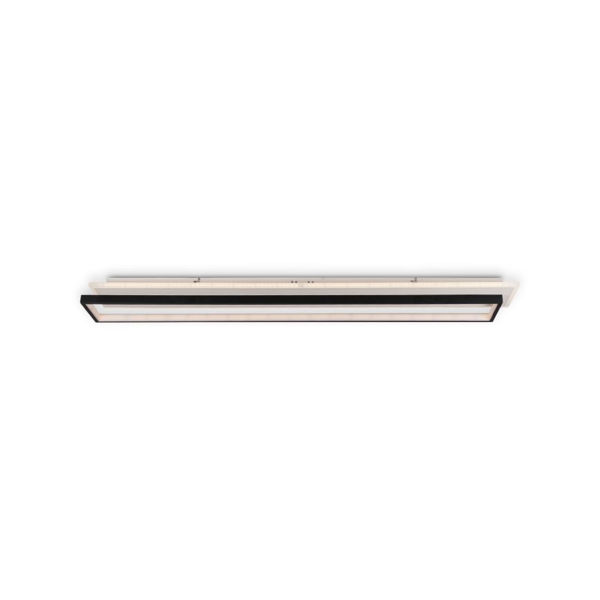 Brilagi - Plafonieră LED reglabilă OUTLINE LED/90W/230V 3000-6000K 18x100 cm alb/negru + telecomandă