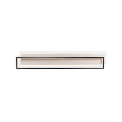 Brilagi - Plafonieră LED reglabilă OUTLINE LED/90W/230V 3000-6000K 18x100 cm alb/negru + telecomandă