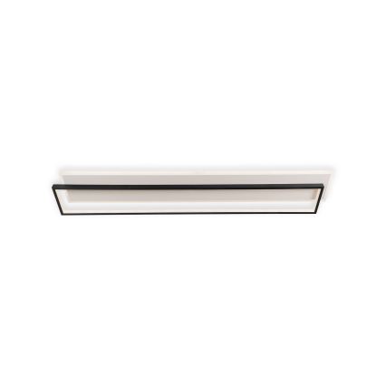 Brilagi - Plafonieră LED reglabilă OUTLINE LED/90W/230V 3000-6000K 18x100 cm alb/negru + telecomandă