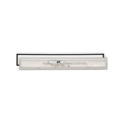 Brilagi - Plafonieră LED reglabilă OUTLINE LED/90W/230V 3000-6000K 18x100 cm alb/negru + telecomandă