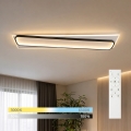 BRILAGI - Plafonieră LED dimabilă OUTLINE LED/90W/230V 3000-6000K 18x100 cm alb/negru + telecomandă