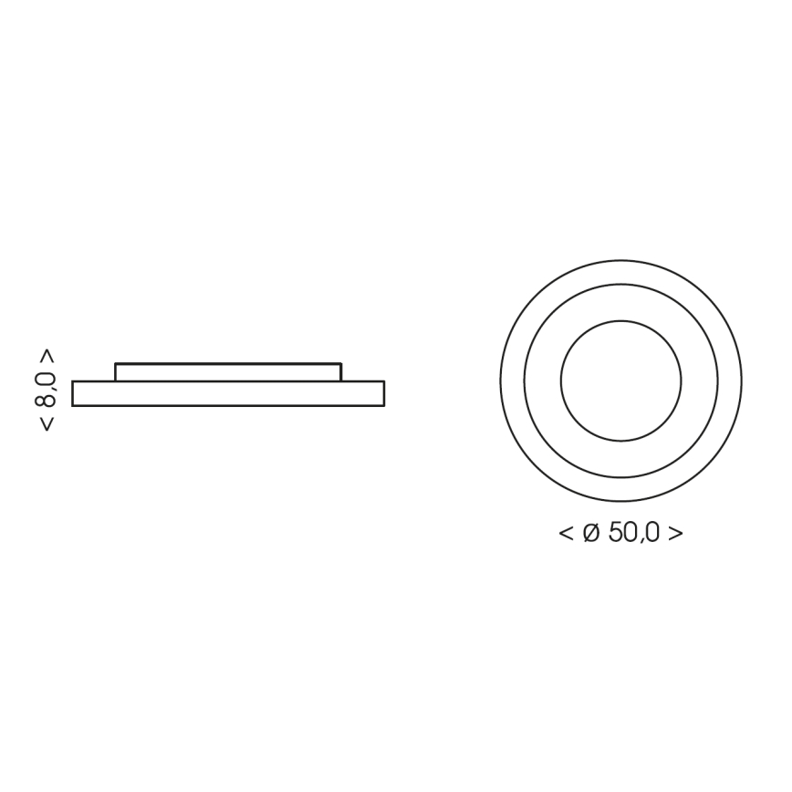 BRILAGI - Plafonieră LED reglabilă pentru copii ASTRO LED/68W/230V 3000-6000K Ø 50 cm + telecomandă