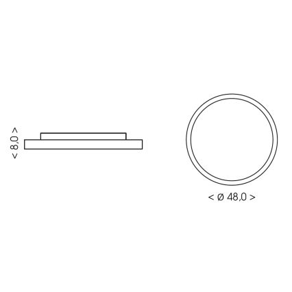 BRILAGI - Plafonieră LED reglabilă pentru copii ASTRO LED/83W/230V 3000-6000K Ø 48 cm + telecomandă