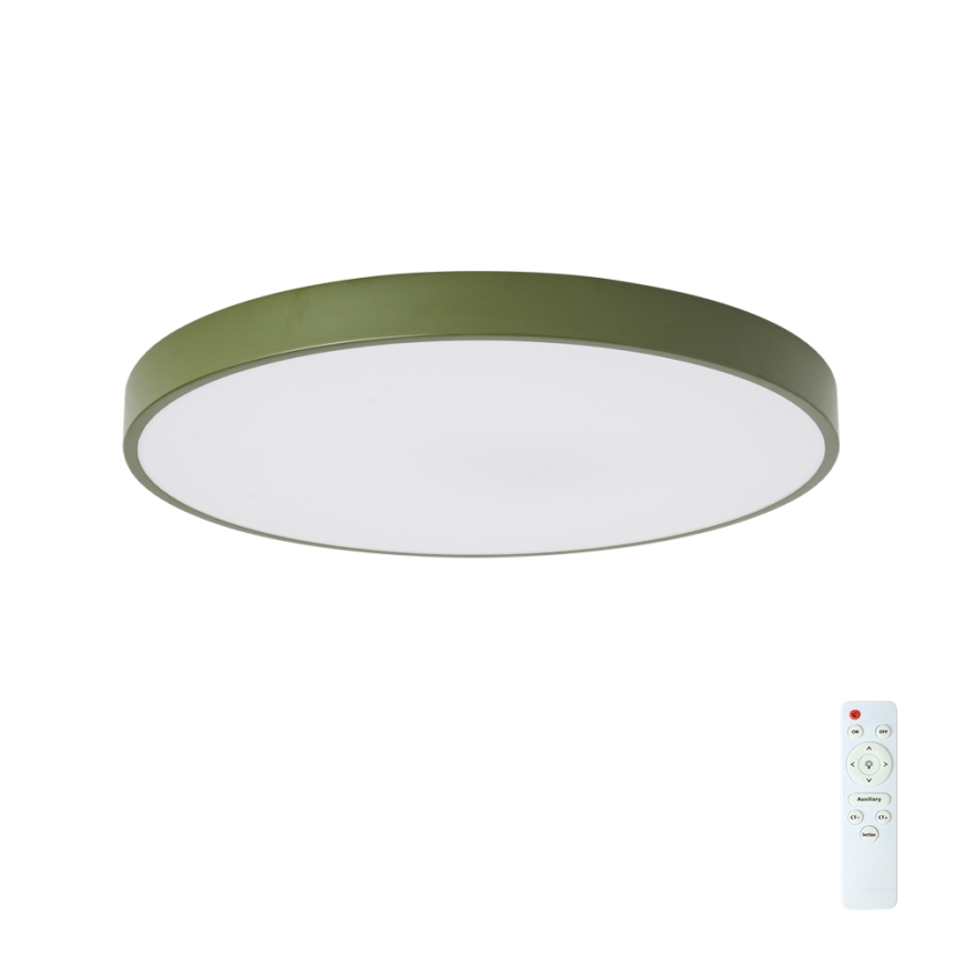 Brilagi - Plafonieră LED dimabilă POOL LED/60W/230V 3000-6000K Ø 60 cm, verde + telecomandă