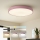 Brilagi - Plafonieră LED dimabilă POOL, 60W, 230V, 3000-6000K, Ø 60 cm, roz, cu telecomandă