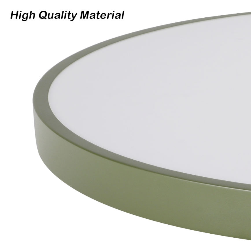 Brilagi - Plafonieră LED reglabilă POOL LED/36W/230V 3000-6000K Ø30 cm verde + telecomandă