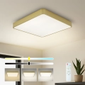 Brilagi - Plafonieră LED dimabilă POOL LED/36W/230V 3000-6000K 40x40 cm auriu + telecomandă