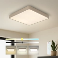 Brilagi - Plafonieră LED dimabilă POOL LED/36W/230V 3000-6000K 40x40 cm bej + telecomandă