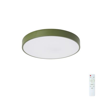 Brilagi - Plafonieră LED dimabilă POOL LED/48W/230V 3000-6000K Ø 40 cm verde + telecomandă