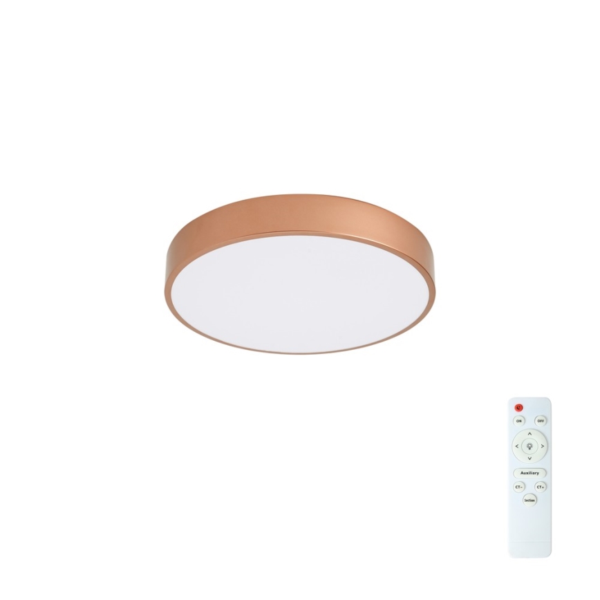 Brilagi - Plafonieră LED dimerizabilă POOL LED/48W/230V 3000–6000K Ø 40 cm culoare bronz + telecomandă