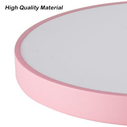 Brilagi - Plafonieră LED dimabilă POOL, 60 W, 230 V, 3000–6000 K, Ø 50 cm, roz, cu telecomandă