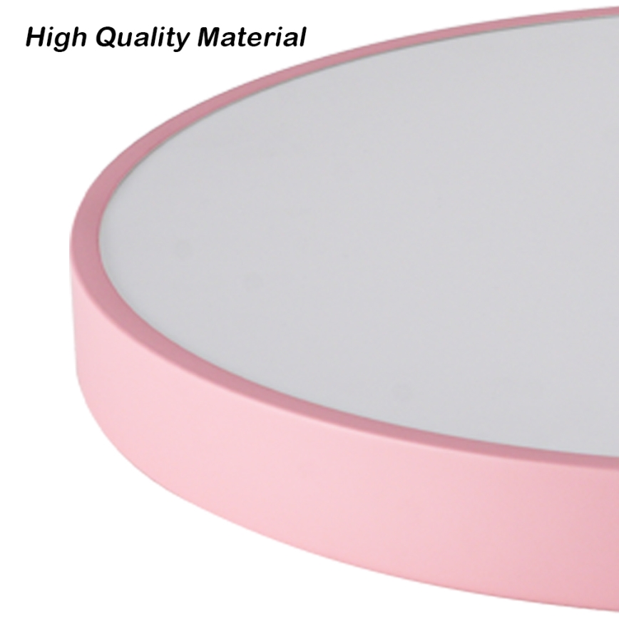 Brilagi - Plafonieră LED dimabilă POOL, 60 W, 230 V, 3000–6000 K, Ø 50 cm, roz, cu telecomandă