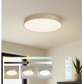 Brilagi - Plafonieră LED dimabilă POOL LED/60W/230V 3000–6000K Ø 50 cm, finisaj auriu + telecomandă