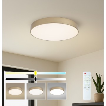 Brilagi - Plafonieră LED dimabilă POOL LED/60W/230V 3000–6000K Ø 50 cm, finisaj auriu + telecomandă