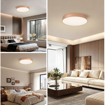 BRILAGI - Plafonieră LED reglabilă POOL LED/60W/230V 3000-6000K pr. 50 cm finisaj cupru + telecomandă