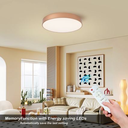 BRILAGI - Plafonieră LED reglabilă POOL LED/60W/230V 3000-6000K pr. 50 cm finisaj cupru + telecomandă