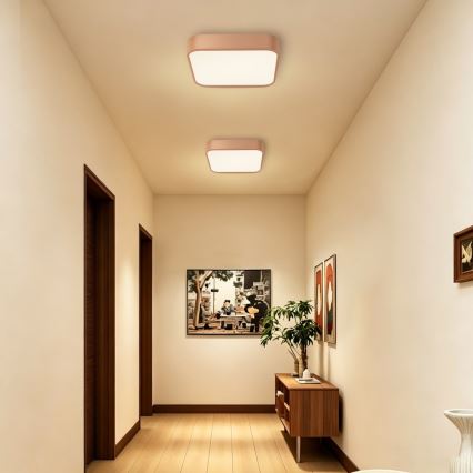 BRILAGI - Plafonieră LED dimabilă POOL SQUARE LED/36W/230V 3000-6000K 40x40 cm cu finisaj cupru + telecomandă