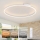 Brilagi - Plafonieră LED dimabilă PORTOFINO LED/85W/230V 3000-6000K diam. 120 cm albă + telecomandă