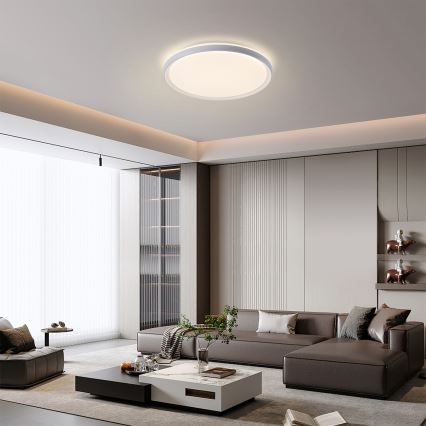 Brilagi - Plafonieră LED dimerizabilă RIVO LED/72W/230V 3000-6000K, albă, diam. 50 cm + telecomandă
