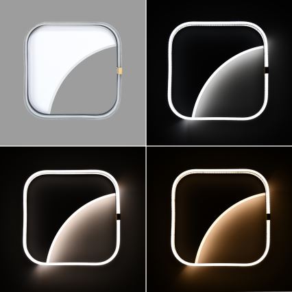 Brilagi - Plafonieră LED dimmabilă SIRELI LED/56W/230V 3000-6000K 40x40 cm + telecomandă