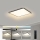 Brilagi - Plafonieră LED dimabilă SLIMFRAME LED/36W/230V 45x45 cm 3000-6000K neagră + telecomandă