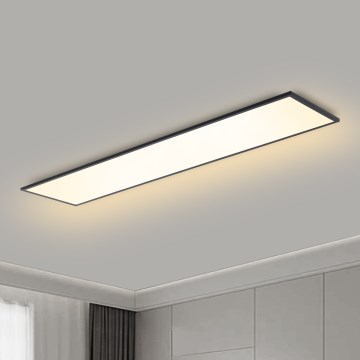 Brilagi - Plafonieră LED dimabilă SLIMFRAME LED/58W/230V 120x30 cm 3000-6000K neagră + telecomandă