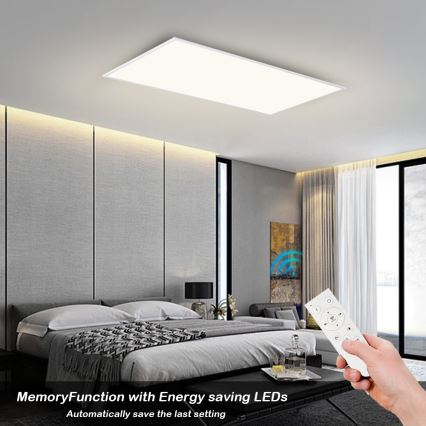 Brilagi - Plafonieră LED dimmabilă SLIMFRAME LED/80W/230V 120x60 cm 3000-6000K albă + telecomandă