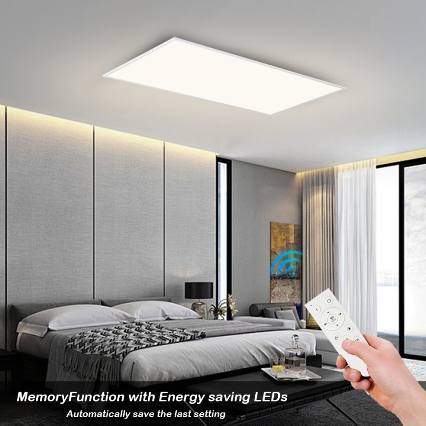 Brilagi - Plafonieră LED dimmabilă SLIMFRAME LED/80W/230V 120x60 cm 3000-6000K albă + telecomandă